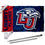 College Flags & Banners Co. Liberty Flames Logo Flag and Pole Bracket Mount Bundle - Sports Collectibles, Sports Memorabilia, Sports Fan Shop, Sports Gifts