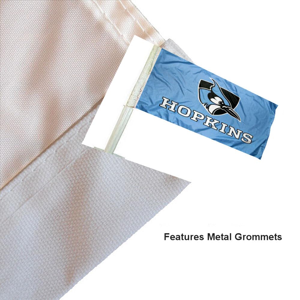 College Flags & Banners Co. Johns Hopkins Blue Jays Car Flag - Sports Collectibles, Sports Memorabilia, Sports Fan Shop, Sports Gifts