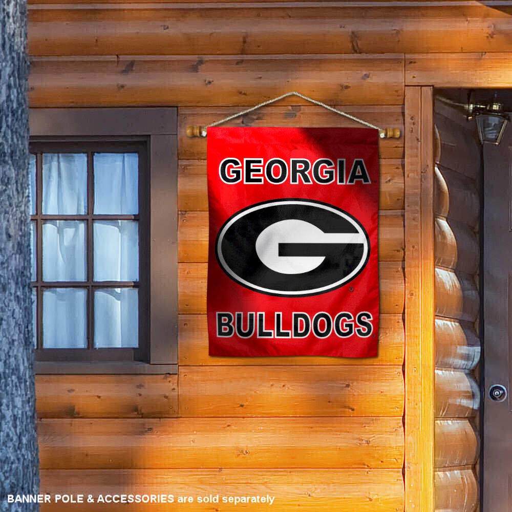 College Flags & Banners Co. Georgia Banner House Flag - Sports Collectibles, Sports Memorabilia, Sports Fan Shop, Sports Gifts