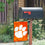 Clemson Primary Logo Garden Flag and Mailbox Post Pole Mount Holder Set - Sports Collectibles, Sports Memorabilia, Sports Fan Shop, Sports Gifts