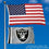 WinCraft Las Vegas Raiders 2x3 Feet Flag - Sports Collectibles, Sports Memorabilia, Sports Fan Shop, Sports Gifts