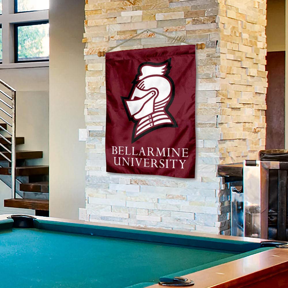 Bellarmine BU Knights House Flag and Wood Banner Pole Set - Sports Collectibles, Sports Memorabilia, Sports Fan Shop, Sports Gifts