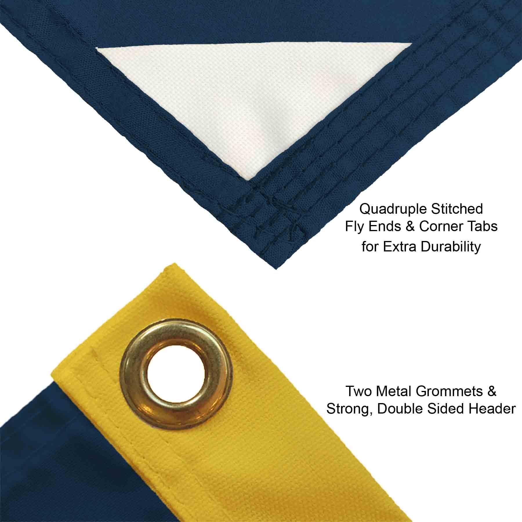 WinCraft Denver Nuggets Printed Header 3x5 Premium Banner Flag - Sports Collectibles, Sports Memorabilia, Sports Fan Shop, Sports Gifts