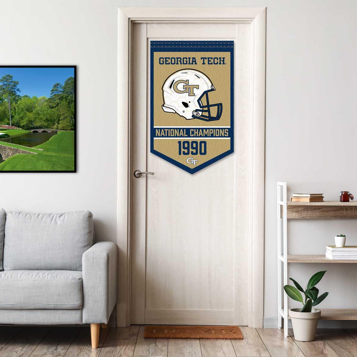 Georgia Tech Yellow Jackets Football National Champions Banner - Sports Collectibles, Sports Memorabilia, Sports Fan Shop, Sports Gifts