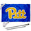 College Flags & Banners Co. Pittsburgh Panthers Royal Blue Flag with Pole and Bracket Complete Set - Sports Collectibles, Sports Memorabilia, Sports Fan Shop, Sports Gifts