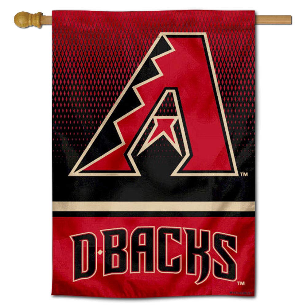 WinCraft Arizona Diamondbacks Double Sided House Flag - Sports Collectibles, Sports Memorabilia, Sports Fan Shop, Sports Gifts