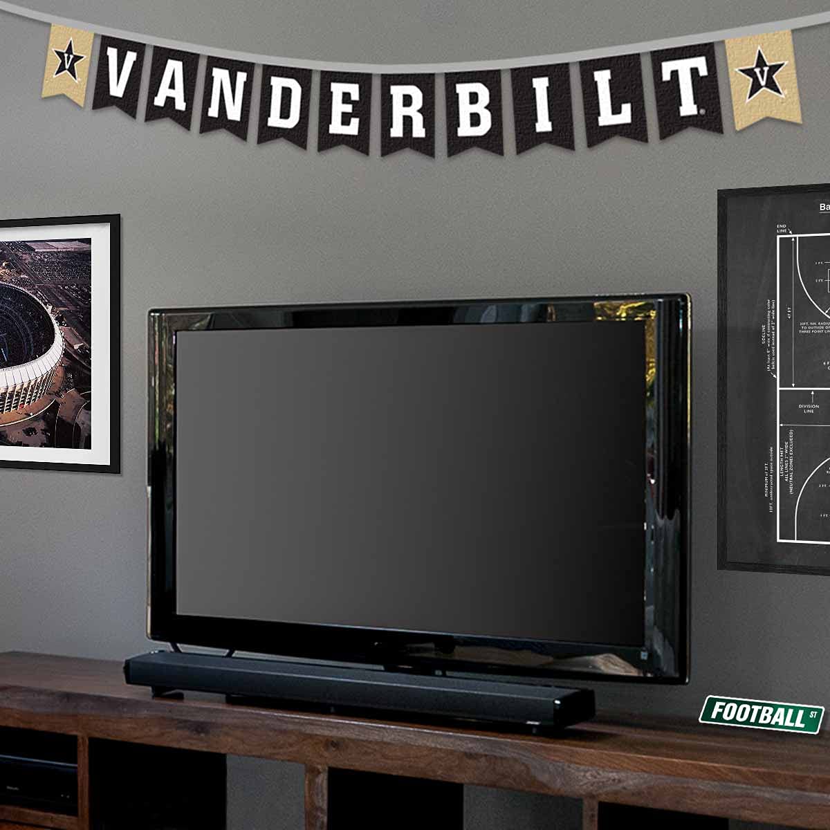 Vanderbilt Commodores Banner String Pennant Flags - Sports Collectibles, Sports Memorabilia, Sports Fan Shop, Sports Gifts