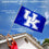 College Flags & Banners Co. Kentucky Wildcats New UK Logo Flag with Pole and Bracket Kit - Sports Collectibles, Sports Memorabilia, Sports Fan Shop, Sports Gifts