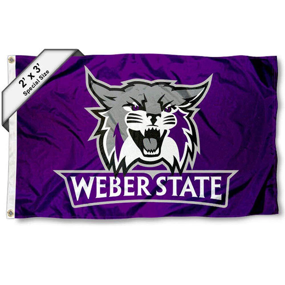 College Flags & Banners Co. Weber State Wildcats 2x3 Foot Flag - Sports Collectibles, Sports Memorabilia, Sports Fan Shop, Sports Gifts