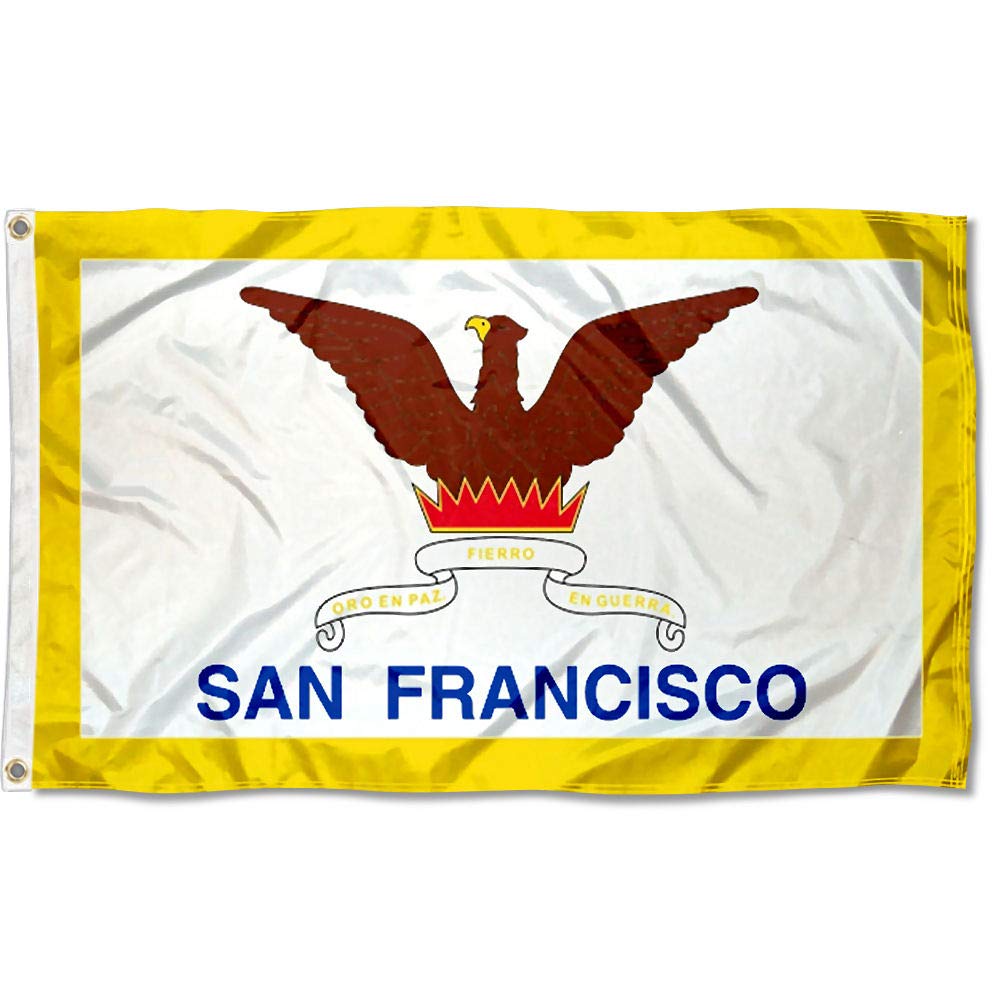 Sports Flags Pennants Company City of San Francisco Flag 3x5 Foot Banner - Sports Collectibles, Sports Memorabilia, Sports Fan Shop, Sports Gifts