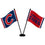 WinCraft Chicago Baseball Desk and Table Top Flags - Sports Collectibles, Sports Memorabilia, Sports Fan Shop, Sports Gifts