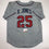 Autographed/Signed Andruw Jones Atlanta Grey Baseball Jersey PSA/DNA COA