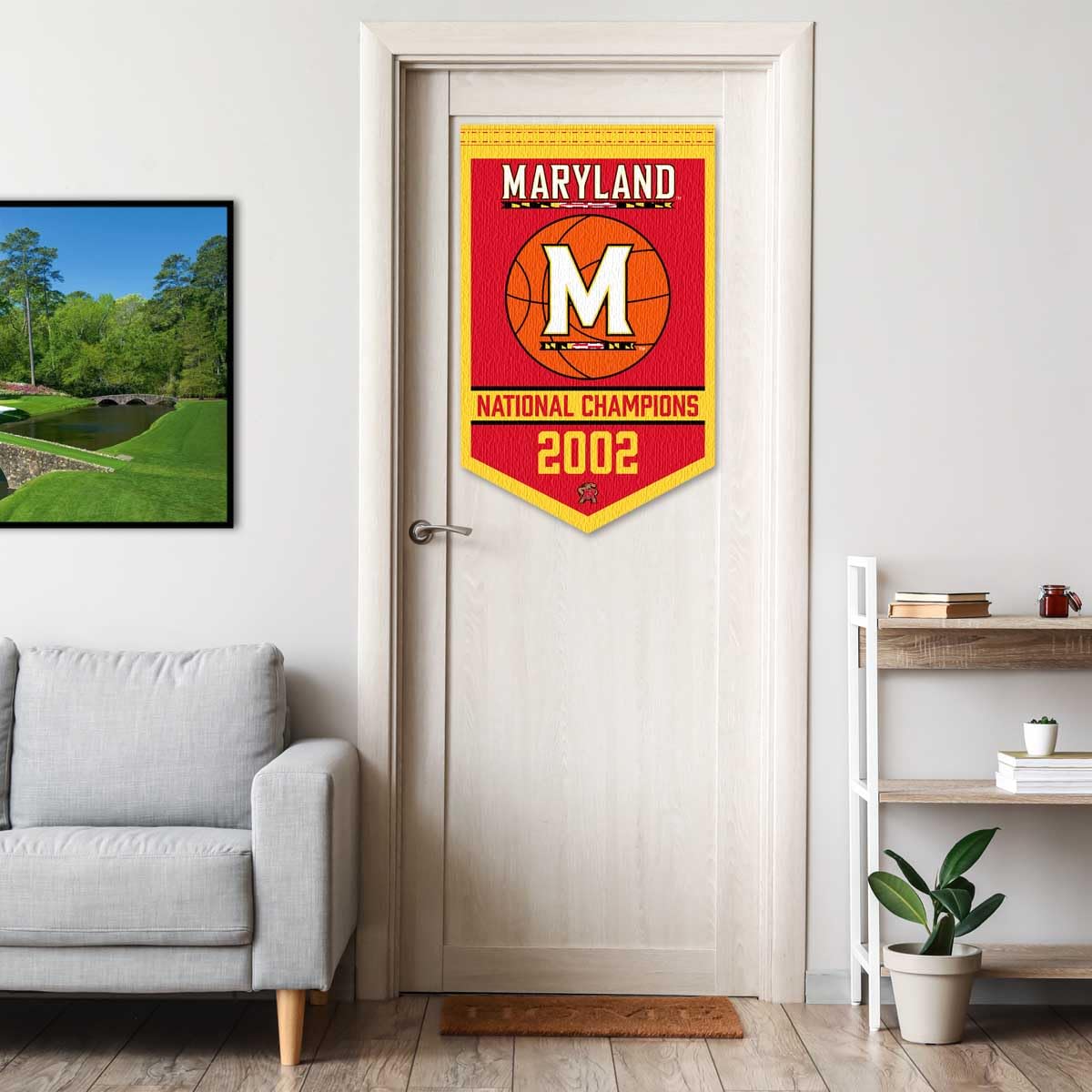 Maryland Terrapins Basketball National Champions Banner - Sports Collectibles, Sports Memorabilia, Sports Fan Shop, Sports Gifts