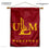 Louisiana Monroe Warhawks Double Sided House Flag and Wood Banner Pole Set - Sports Collectibles, Sports Memorabilia, Sports Fan Shop, Sports Gifts