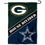 WinCraft House Divided Packers and Cowboys Double Sided Garden Flag - Sports Collectibles, Sports Memorabilia, Sports Fan Shop, Sports Gifts
