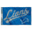 WinCraft Detroit Lions Script Logo Premium Flag - Sports Collectibles, Sports Memorabilia, Sports Fan Shop, Sports Gifts