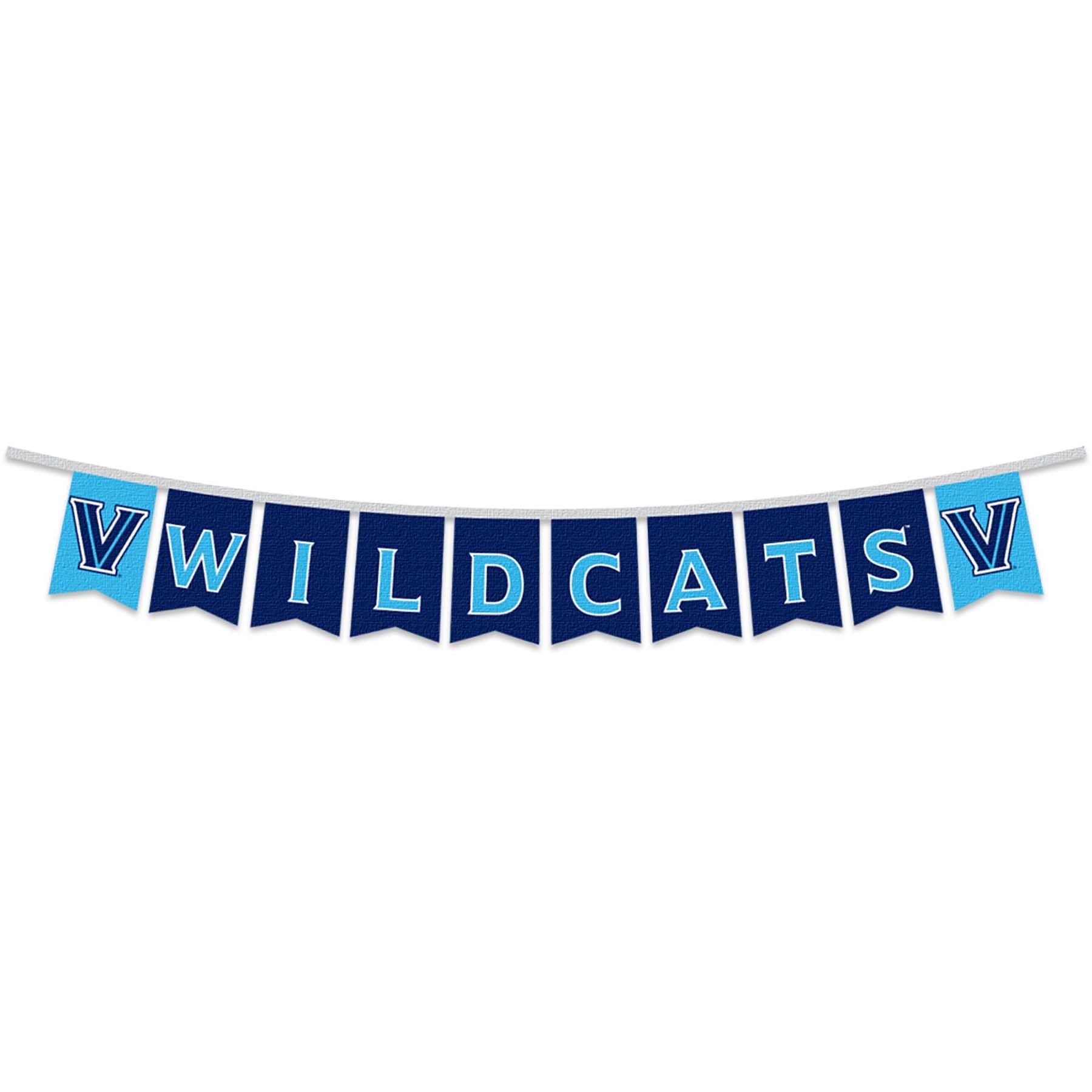 Villanova Wildcats Banner String Pennant Flags - Sports Collectibles, Sports Memorabilia, Sports Fan Shop, Sports Gifts