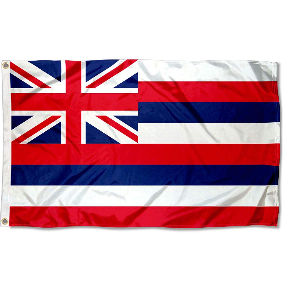Sports Flags Pennants Company State of Hawaii Flag 3x5 Foot Banner - Sports Collectibles, Sports Memorabilia, Sports Fan Shop, Sports Gifts