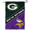 WinCraft House Divided Packers and Vikings Double Sided Garden Flag - Sports Collectibles, Sports Memorabilia, Sports Fan Shop, Sports Gifts