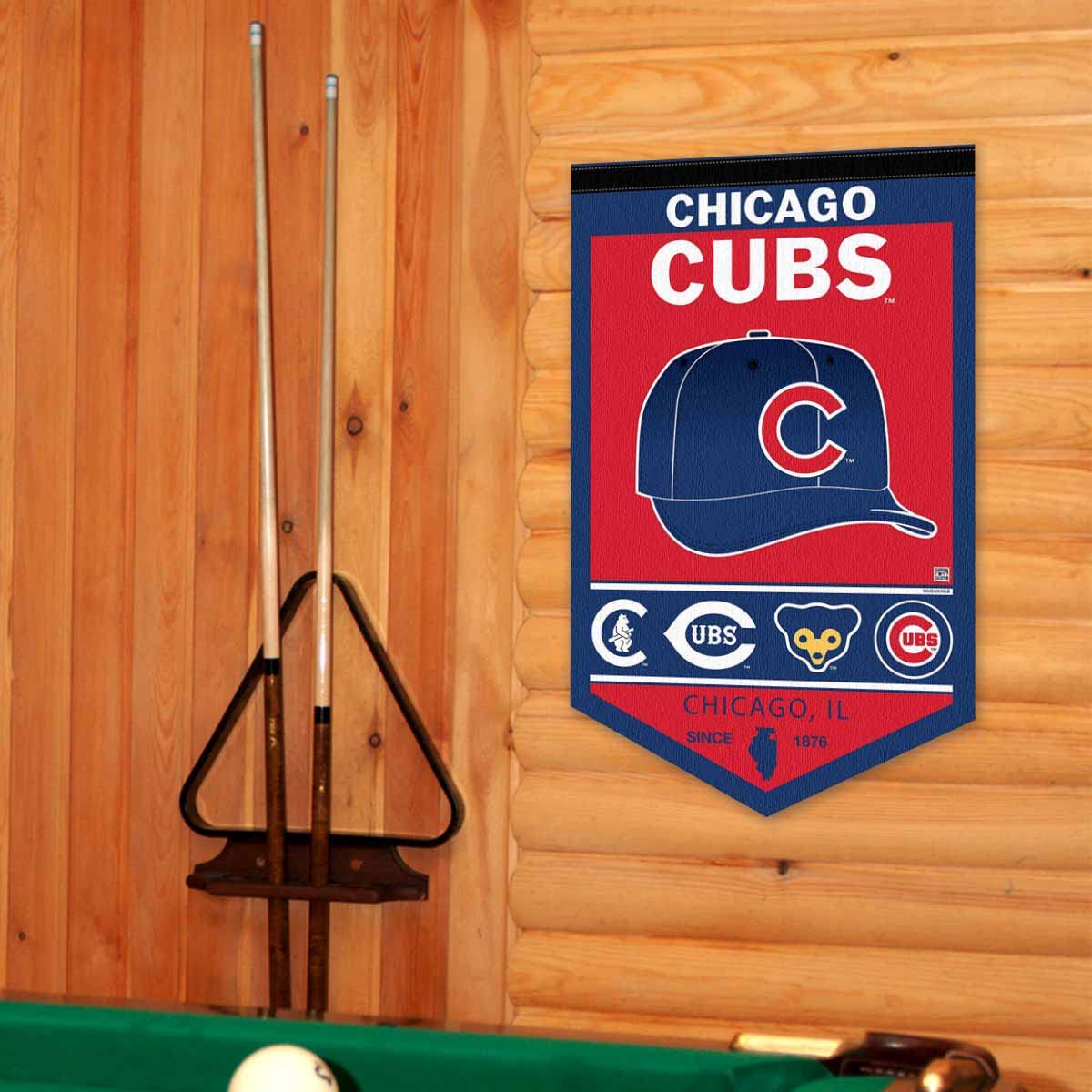 WinCraft Chicago Baseball Heritage History Banner Pennant - Sports Collectibles, Sports Memorabilia, Sports Fan Shop, Sports Gifts