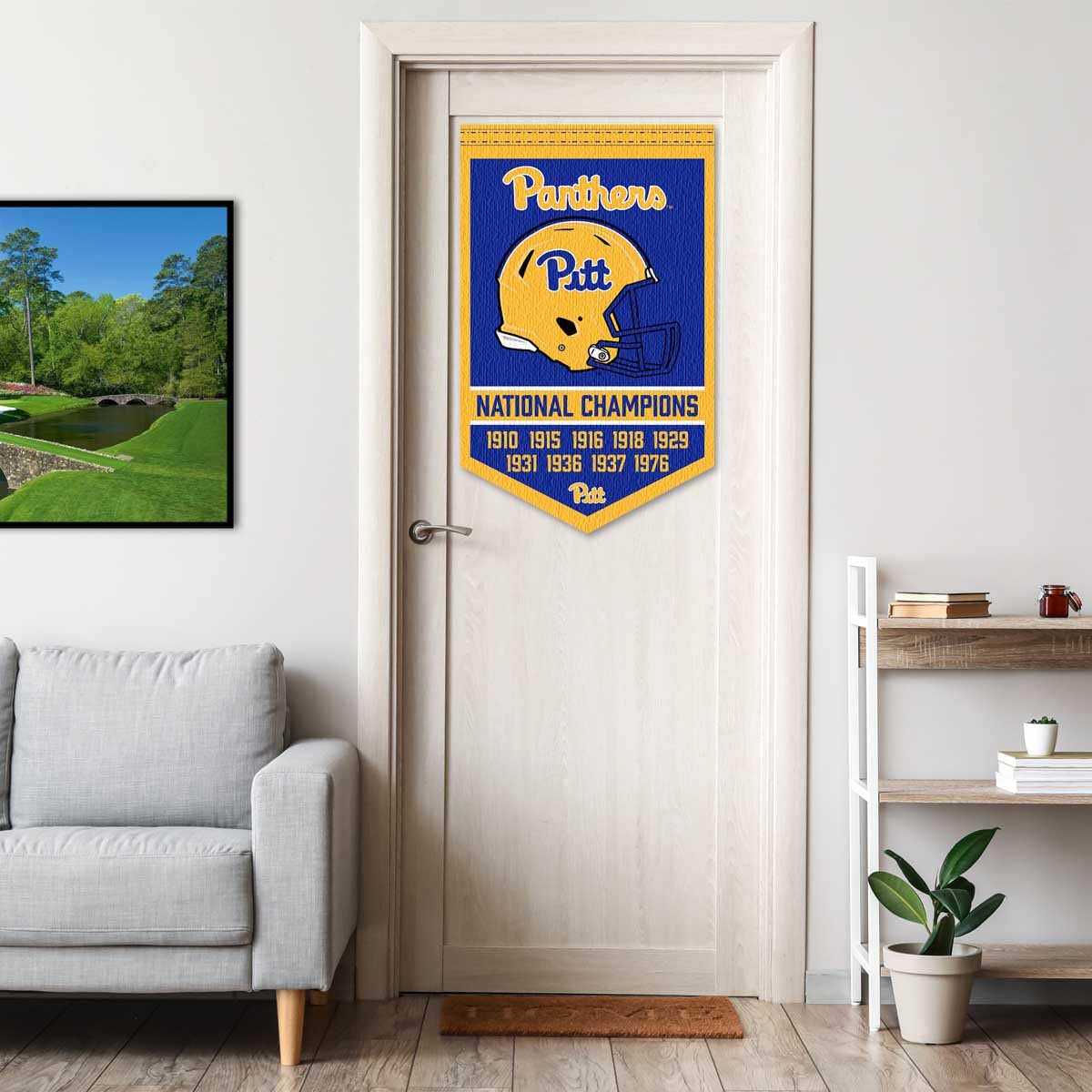 Pittsburgh Panthers Football National Champions Banner - Sports Collectibles, Sports Memorabilia, Sports Fan Shop, Sports Gifts