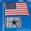WinCraft Dallas 2x3 Feet Flag - Sports Collectibles, Sports Memorabilia, Sports Fan Shop, Sports Gifts