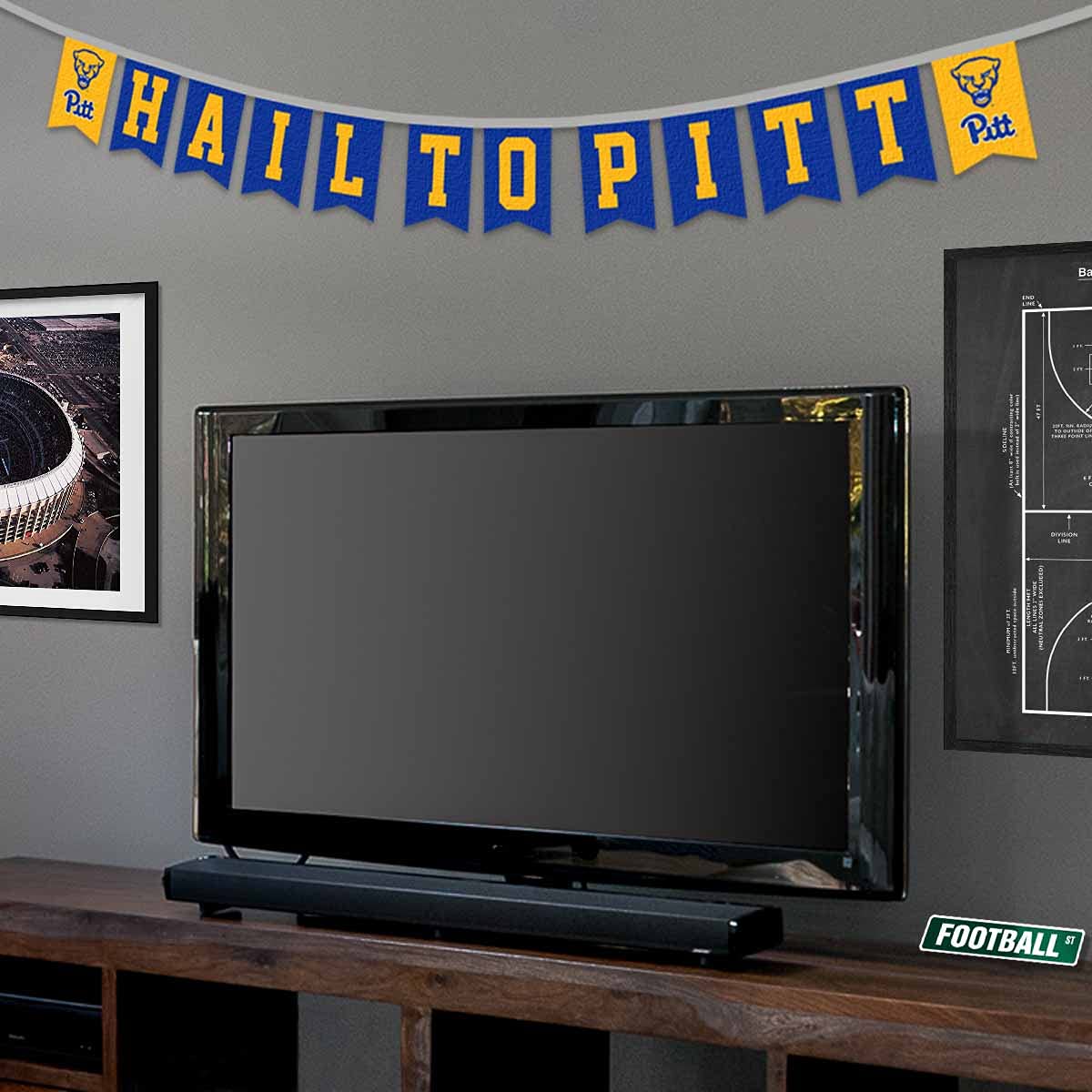 Pittsburgh Panthers Banner String Pennant Flags - Sports Collectibles, Sports Memorabilia, Sports Fan Shop, Sports Gifts