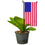 Sports Flags Pennants Company American USA Flag Mini Garden and Flower Pot Flag Topper - Sports Collectibles, Sports Memorabilia, Sports Fan Shop, Sports Gifts