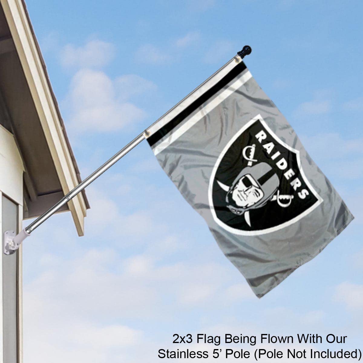 WinCraft Las Vegas Raiders 2x3 Feet Flag - Sports Collectibles, Sports Memorabilia, Sports Fan Shop, Sports Gifts