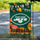 WinCraft New York Jets Fall Leaves Decorative Football Garden Flag Double Sided Banner - Sports Collectibles, Sports Memorabilia, Sports Fan Shop, Sports Gifts