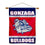 Gonzaga University House Flag and Wood Banner Pole Set - Sports Collectibles, Sports Memorabilia, Sports Fan Shop, Sports Gifts