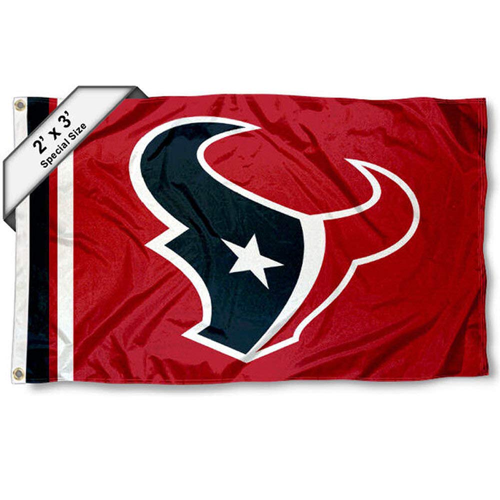 WinCraft Houston Texans 2x3 Feet Flag - Sports Collectibles, Sports Memorabilia, Sports Fan Shop, Sports Gifts