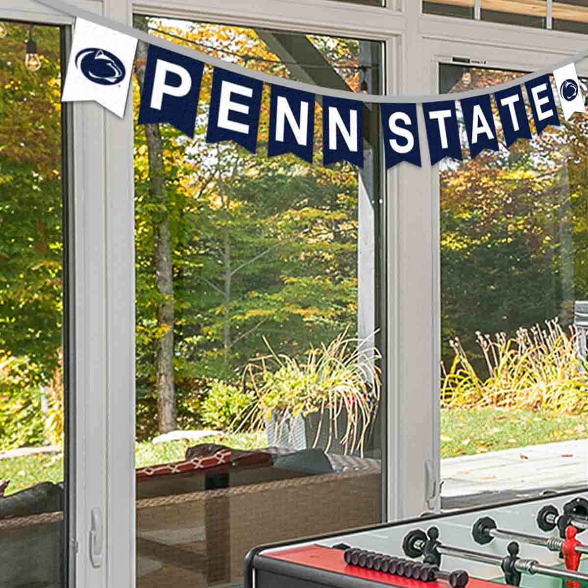 Penn State Nittany Lions Banner String Pennant Flags - Sports Collectibles, Sports Memorabilia, Sports Fan Shop, Sports Gifts
