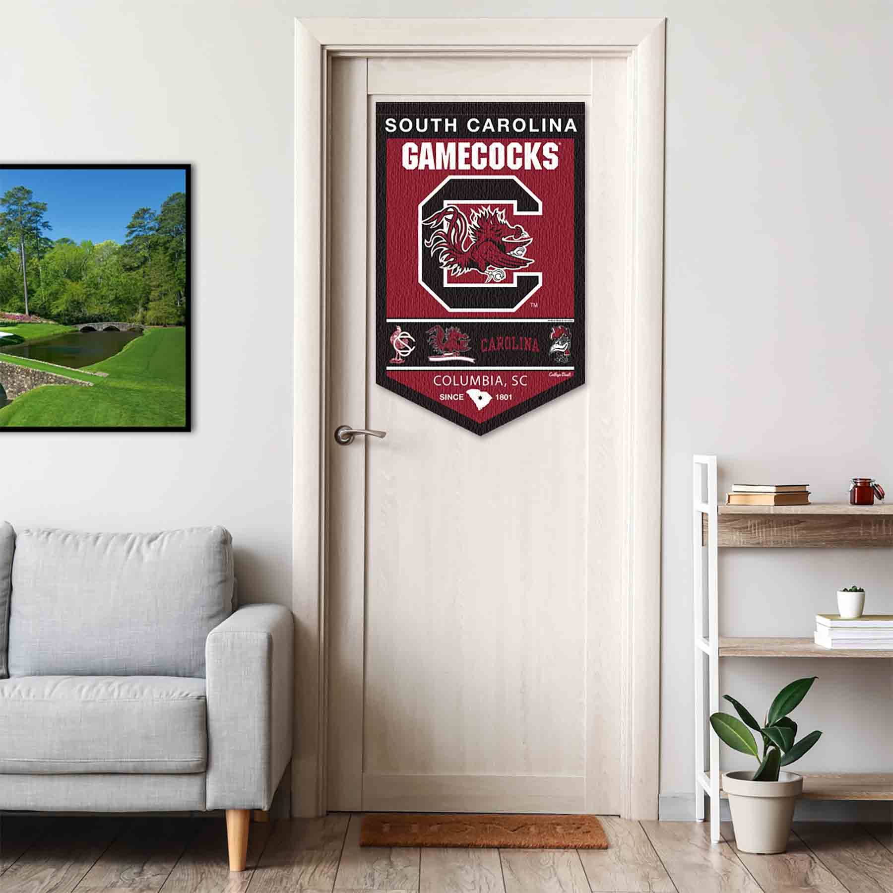 College Flags & Banners Co. South Carolina Gamecocks Heritage History Banner Pennant - Sports Collectibles, Sports Memorabilia, Sports Fan Shop, Sports Gifts