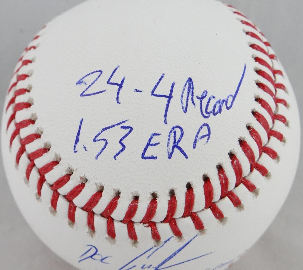 Doc Gooden Autographed Rawlings OML Baseball w/Stat Inscriptions- JSA W Auth - Sports Collectibles, Sports Memorabilia, Sports Fan Shop, Sports Gifts