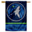 WinCraft Minnesota Timberwolves Double Sided House Banner Flag - Sports Collectibles, Sports Memorabilia, Sports Fan Shop, Sports Gifts