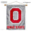 Ohio State Buckeyes Block O Banner with Hanging Pole - Sports Collectibles, Sports Memorabilia, Sports Fan Shop, Sports Gifts