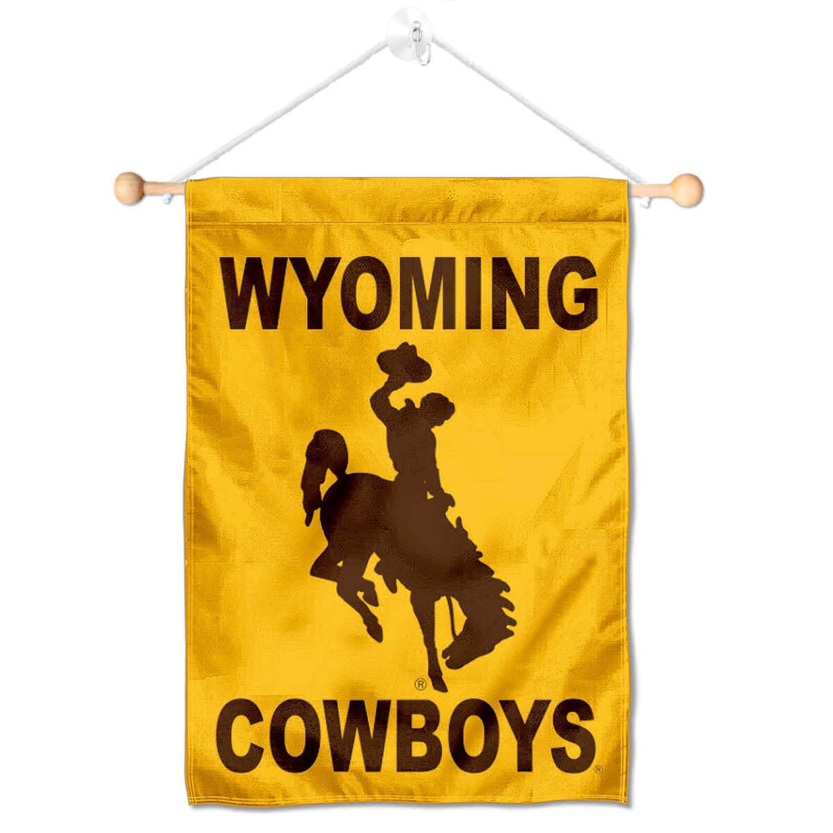Wyoming Cowboys Banner for Windows Doors and Walls - Sports Collectibles, Sports Memorabilia, Sports Fan Shop, Sports Gifts