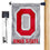 Ohio State Buckeyes Grey Block O Garden Flag and Mailbox Post Pole Mount Holder Set - Sports Collectibles, Sports Memorabilia, Sports Fan Shop, Sports Gifts