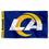 WinCraft Los Angeles Rams Printed Header 3x5 Foot Banner Flag - Sports Collectibles, Sports Memorabilia, Sports Fan Shop, Sports Gifts