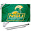 College Flags & Banners Co. Norfolk State University Flag and Pole Bracket Mount Bundle - Sports Collectibles, Sports Memorabilia, Sports Fan Shop, Sports Gifts