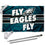 WinCraft Philadelphia Eagles Fly Eagles Fly Flag Pole and Bracket Mount Kit - Sports Collectibles, Sports Memorabilia, Sports Fan Shop, Sports Gifts