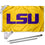 College Flags & Banners Co. Louisiana State LSU Tigers Gold Flag with Pole and Bracket Complete Set - Sports Collectibles, Sports Memorabilia, Sports Fan Shop, Sports Gifts