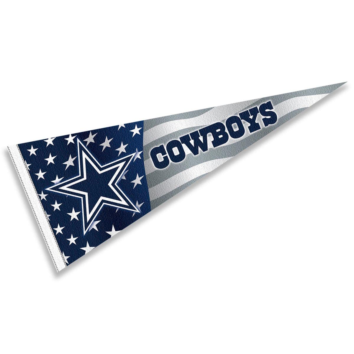 WinCraft Dallas Cowboys Nation USA Americana Stars and Stripes Pennant Banner Flag - Sports Collectibles, Sports Memorabilia, Sports Fan Shop, Sports Gifts