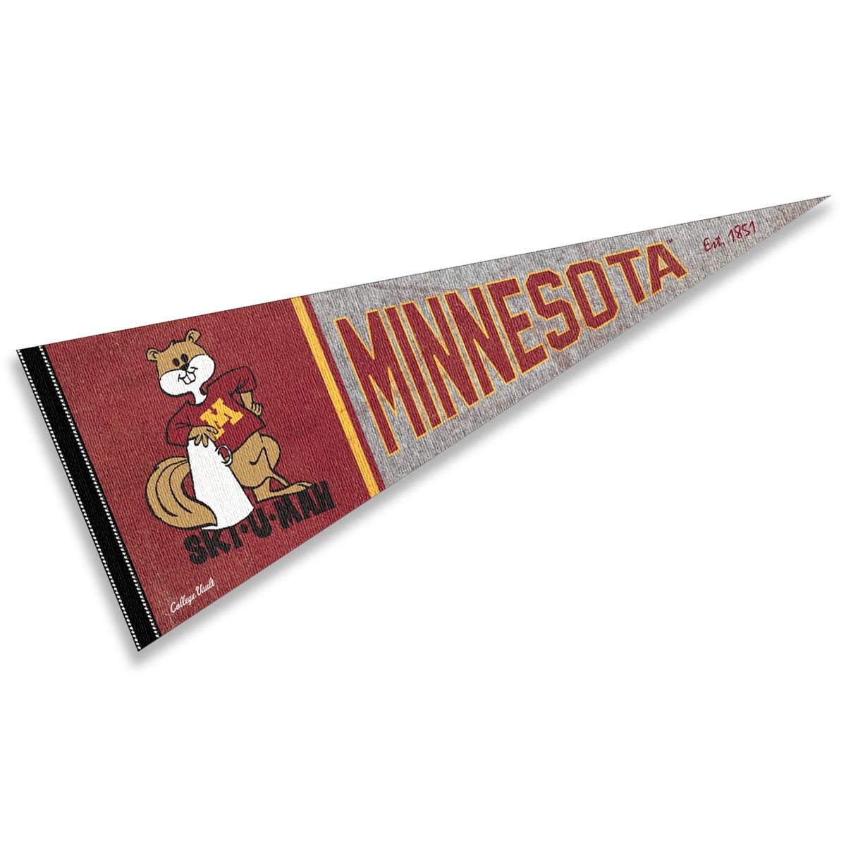Minnesota Gophers Pennant Throwback Vintage Banner - Sports Collectibles, Sports Memorabilia, Sports Fan Shop, Sports Gifts