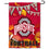 College Flags & Banners Co. Ohio State Buckeyes Fall Leaves Football Season Garden Yard Flag - Sports Collectibles, Sports Memorabilia, Sports Fan Shop, Sports Gifts