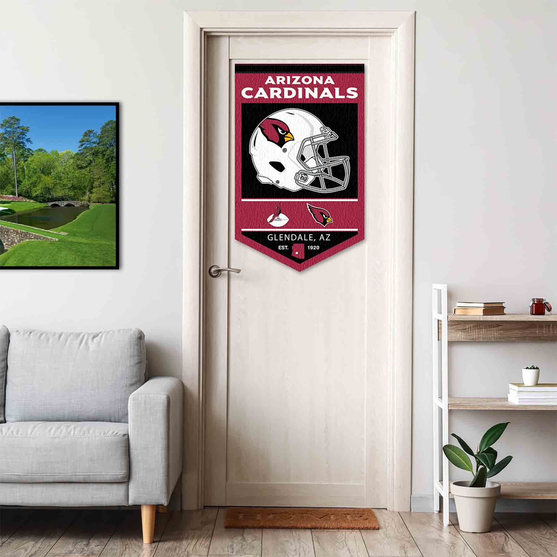 WinCraft Arizona Cardinals Heritage History Banner Pennant - Sports Collectibles, Sports Memorabilia, Sports Fan Shop, Sports Gifts