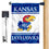 College Flags & Banners Co. Kansas Jayhawks Garden Flag and Mailbox Post Pole Mount Holder Set - Sports Collectibles, Sports Memorabilia, Sports Fan Shop, Sports Gifts