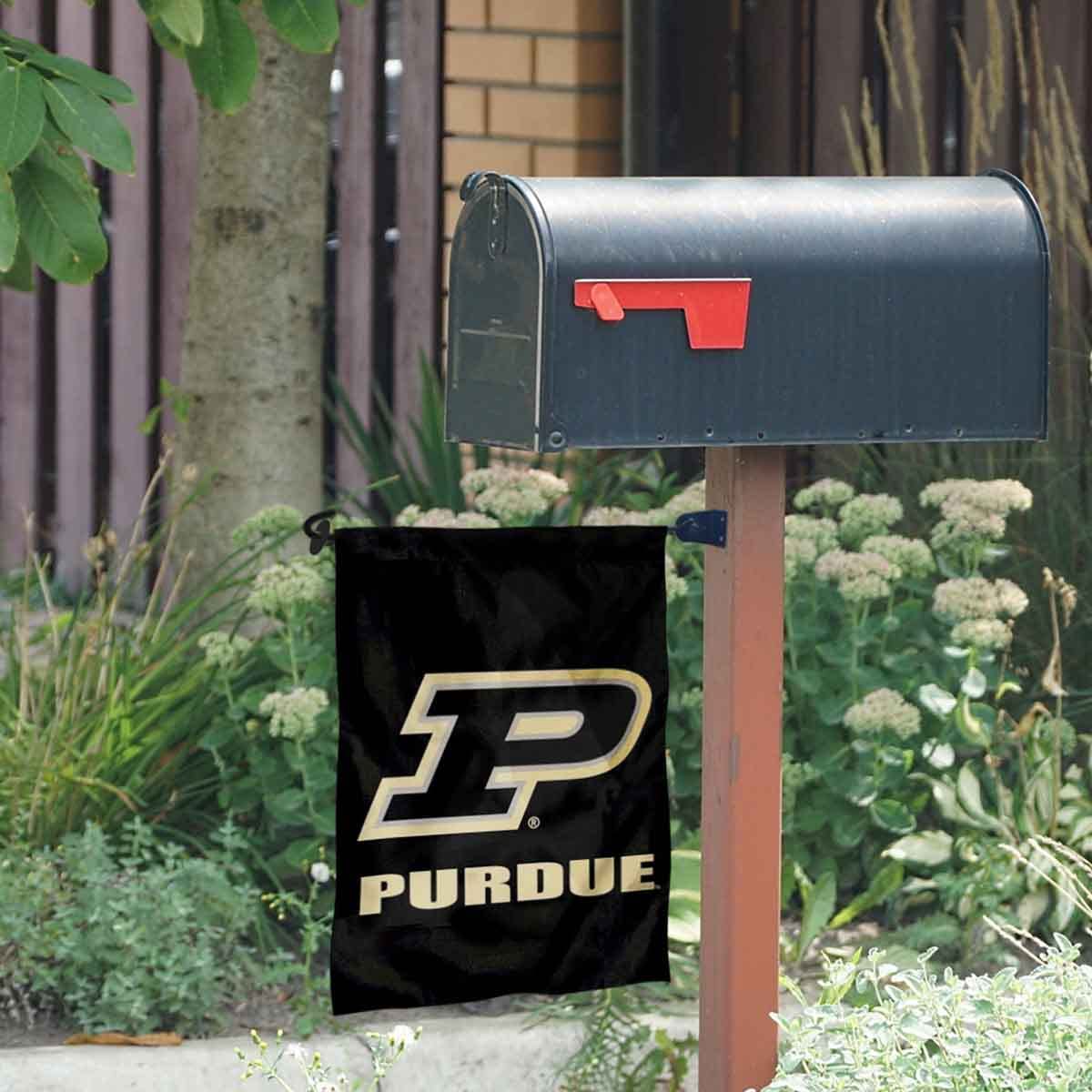Purdue Boilermakers Garden Flag and Mailbox Post Pole Mount Holder Set - Sports Collectibles, Sports Memorabilia, Sports Fan Shop, Sports Gifts