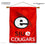 College Flags & Banners Co. SIU Edwardsville Banner Flag and Wood Banner Pole Set - Sports Collectibles, Sports Memorabilia, Sports Fan Shop, Sports Gifts
